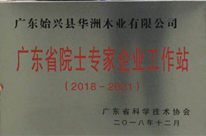 喜訊！華洲木業(yè)獲批建立廣東省院士專家（企業(yè)）工作站(圖1)